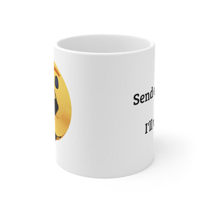F/A-18C Care - Send 'em up... I'll wait! - Coffee Mug - 11oz